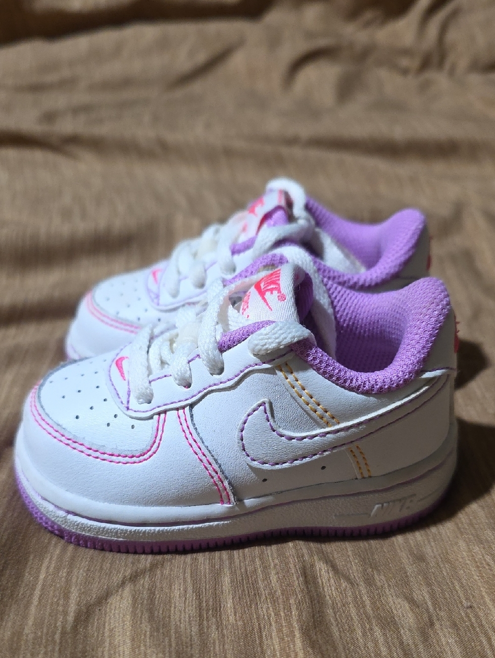 Nike Toddler AF1 Sneakers Lavender & Pink Trim